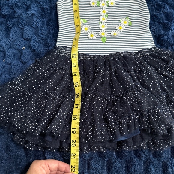 Nautical three layer Tu-Tu dress 4T - Picture 6 of 10